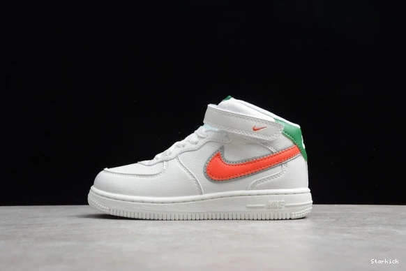 Green Kids 1 Nike 314193-100 Force Orange Mid 07 White Air 1225
